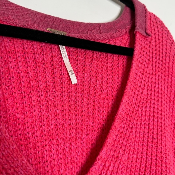 Free People Take Over Me Pink Sweater XS/S - Picture 7 of 9